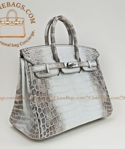 Alternative view of Hermès Replica Designer Bags 1:1 Birkin 25 Himalaya Niloticus Crocodile Leather