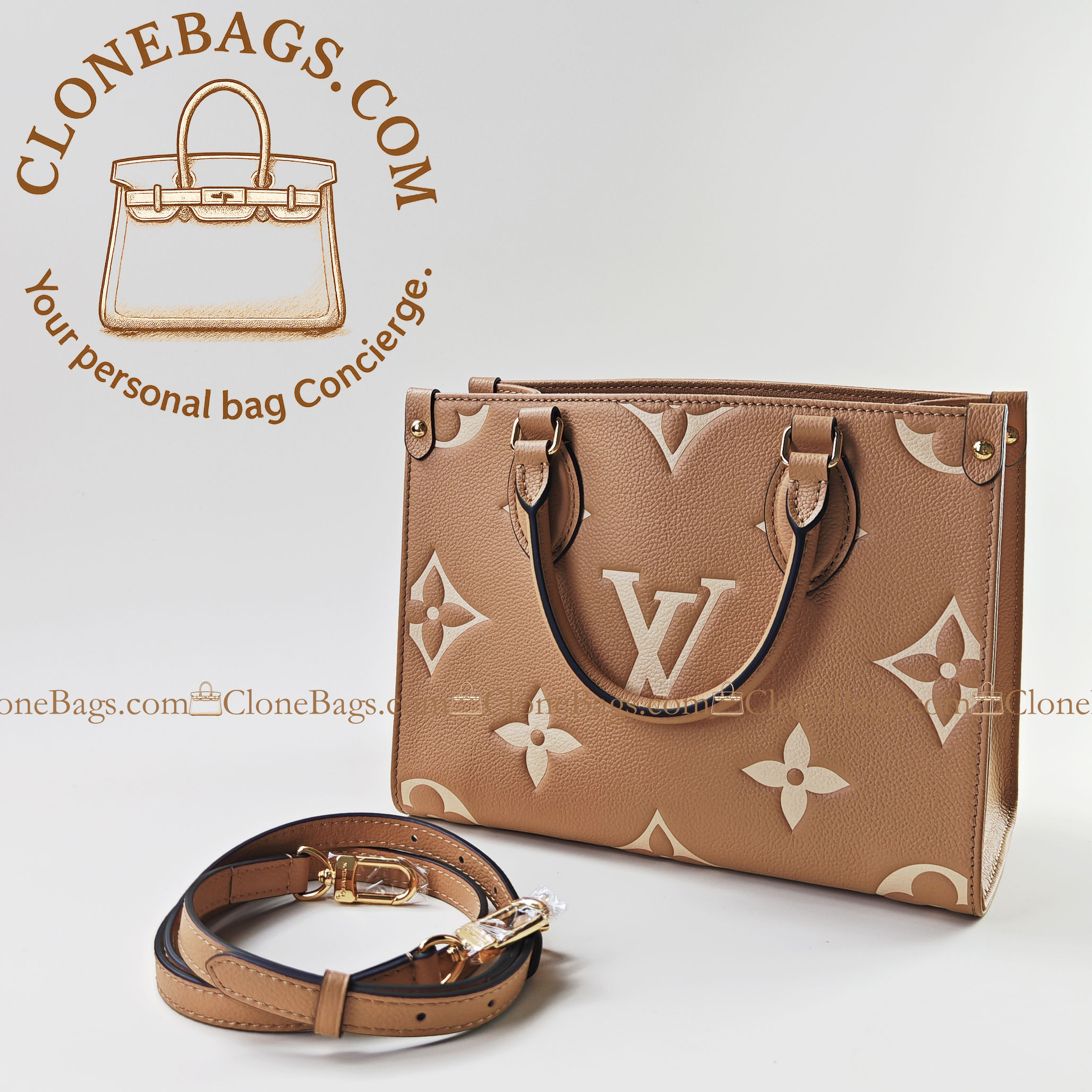 Louis Vuitton Replica Designer Bags 1:1 M12513 Monogram OnTheGo PM - Image 8
