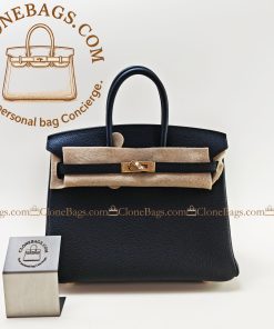 Replica Designer Bags – Hermès Birkin 25 Black Togo