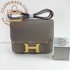 Replica Designer Bags – Hermès Constance 18cm Gray