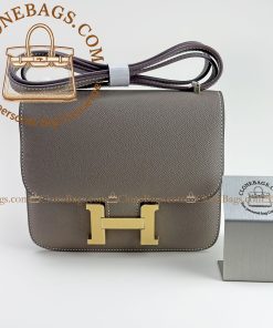 Replica Designer Bags – Hermès Constance 18cm Gray
