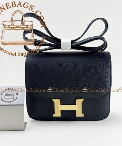 Replica Designer Bags – Hermès Constance 18cm Black