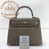 Replica Designer Bags – Hermès Kelly 25 Gray Epsom