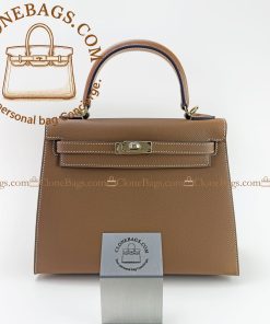 Replica Designer Bags – Hermès Kelly 25 Brown Epsom
