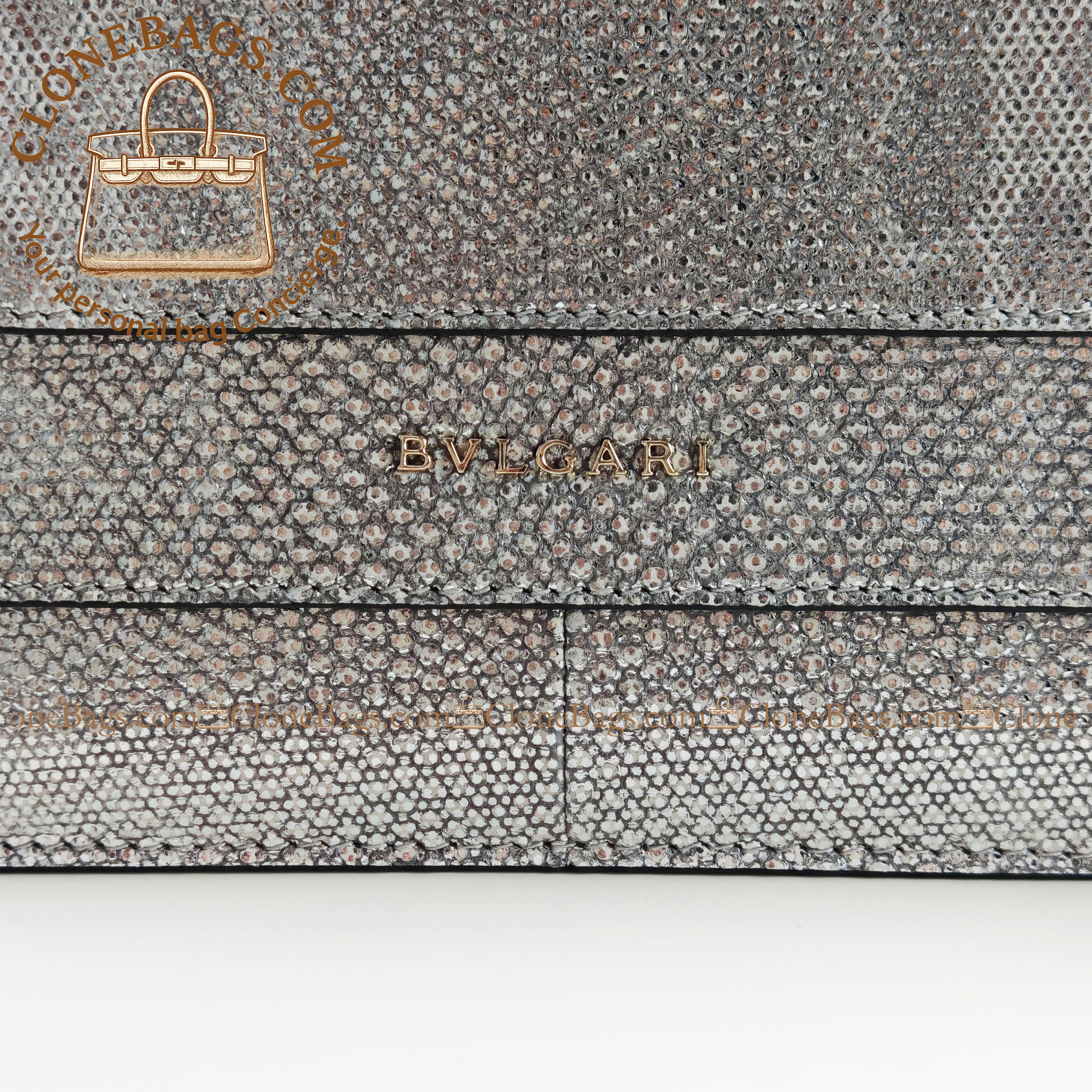 Bvlgari Replica Designer Bags 1:1 2019 Limited Edition Model: 35106 Water snake skin snake head 28*7*18cm - Image 12