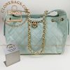 Replica Designer Bags 1:1 Chanel CHANEL 25 Small Light Green