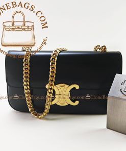 Replica Designer Bags – Celine Classique Triomphe Gold Hardware