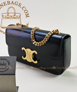 Alternative view of Celine Replica Designer Bags 1:1 Classique Triomphe  22 x 15.5 x 6 cm  Gold Hardware