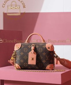 Replica Designer Bags – Louis Vuitton M45531 pink calfskin Monogram