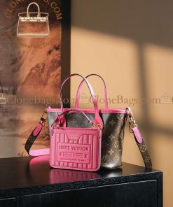 Alternative view of Louis Vuitton Replica Designer Bags 1:1 M12106 REVERSIBLE Neverfull Bandoulière Inside Out BB