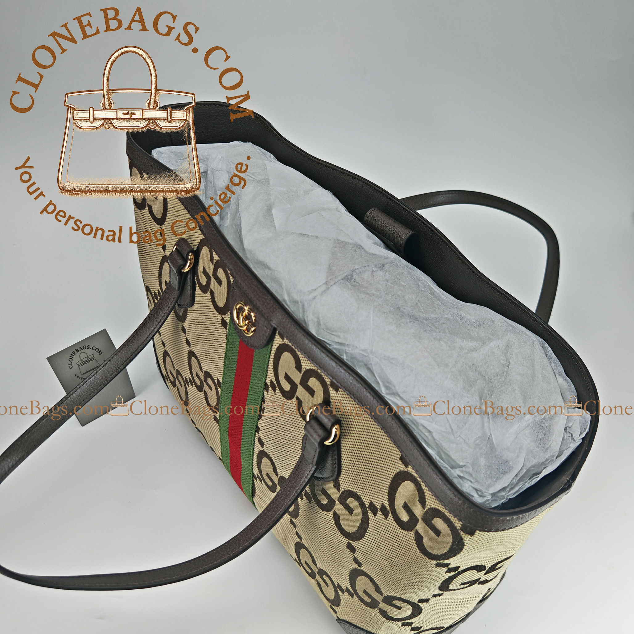 Gucci Replica Designer Bags 1:1 Ophidia large tote bag 38*28*14 cm Style :631685 - Image 4