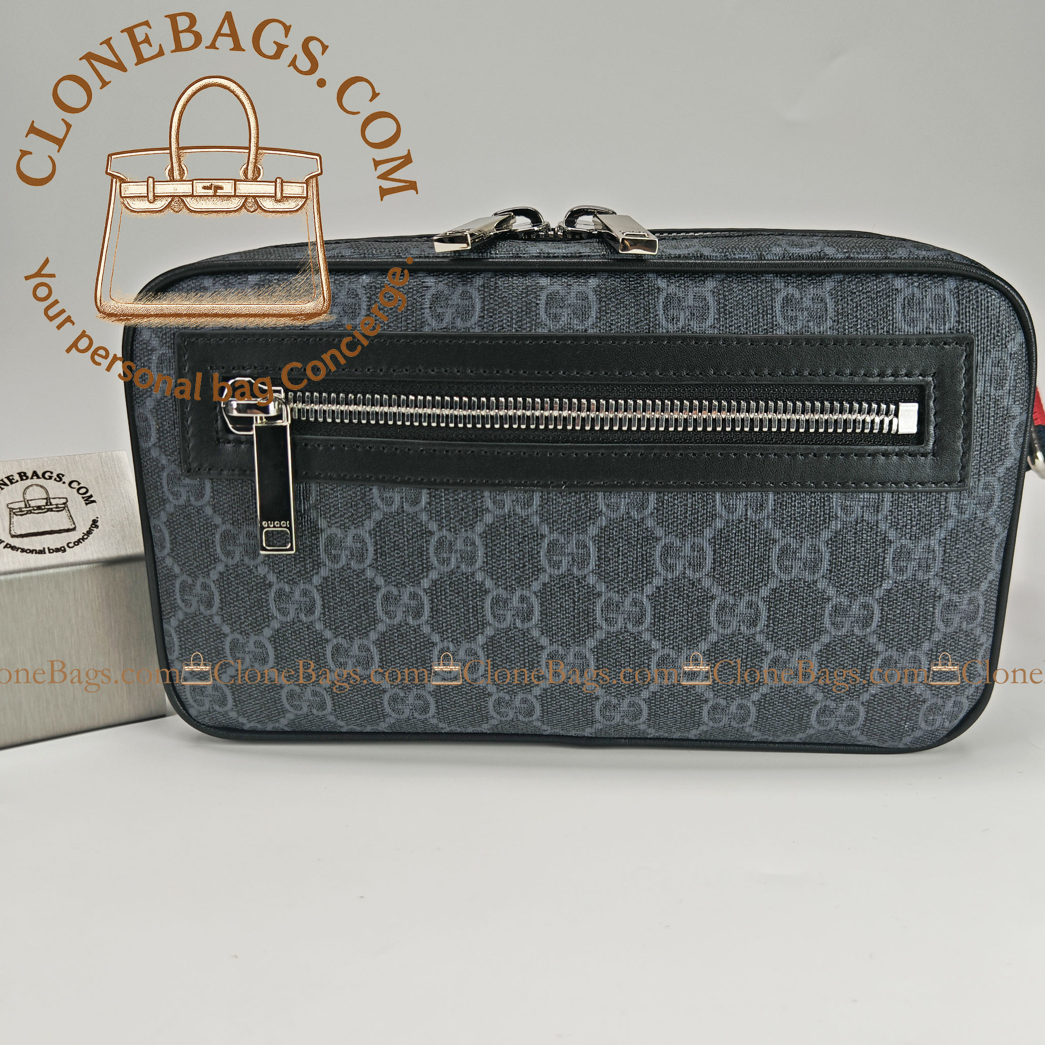 Replica Designer Bags – Gucci GG Black Style :792094