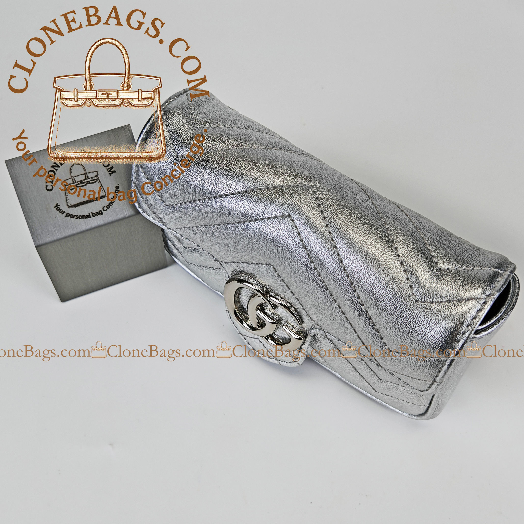 Gucci Replica Designer Bags 1:1 GG Marmont mini bag 16.5 *10.2 * 5.1 cm Style : 476433 - Image 2
