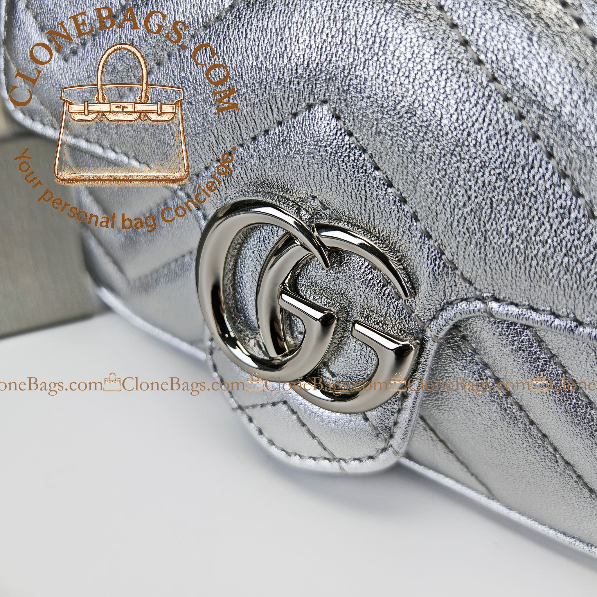 Gucci Replica Designer Bags 1:1 GG Marmont mini bag 16.5 *10.2 * 5.1 cm Style : 476433 - Image 4
