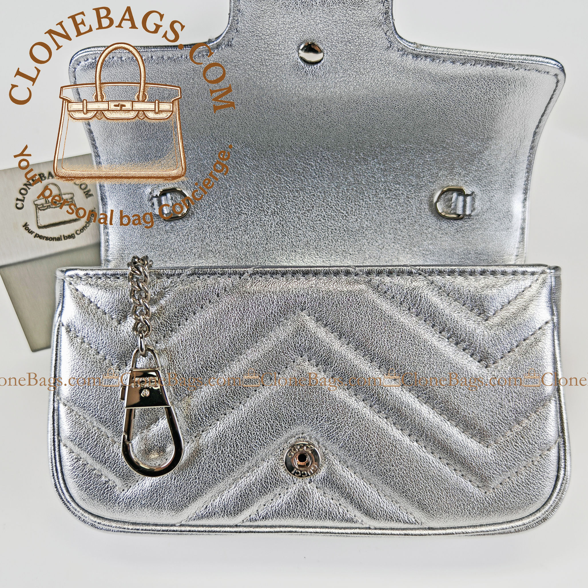 Gucci Replica Designer Bags 1:1 GG Marmont mini bag 16.5 *10.2 * 5.1 cm Style : 476433 - Image 6