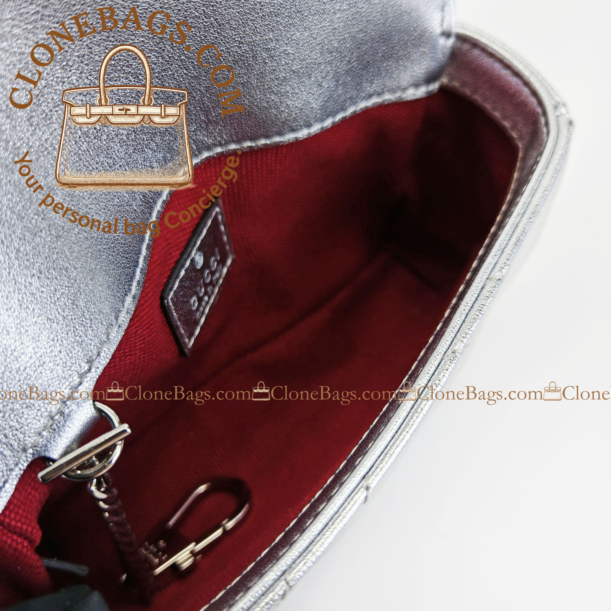 Gucci Replica Designer Bags 1:1 GG Marmont mini bag 16.5 *10.2 * 5.1 cm Style : 476433 - Image 7