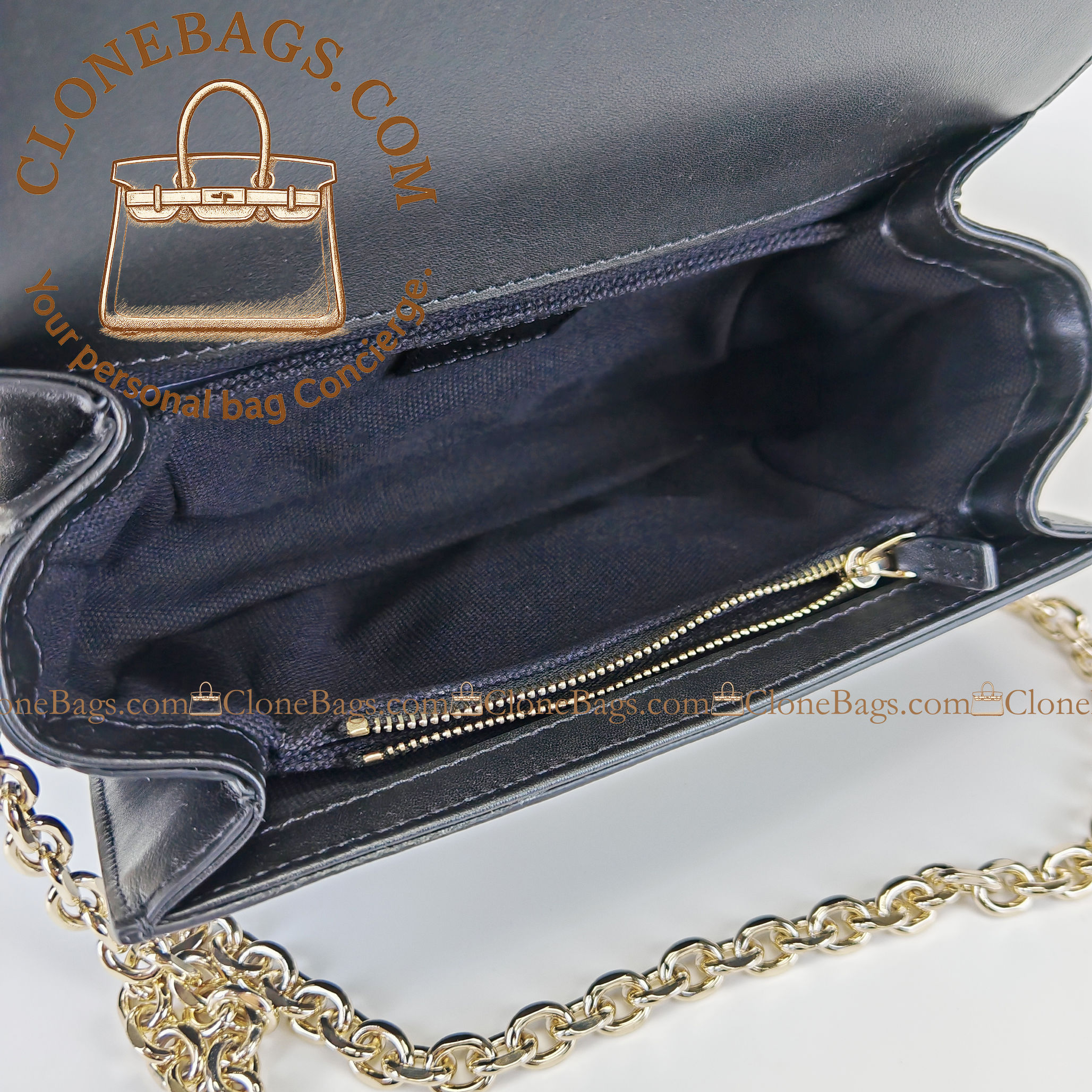 Gucci Replica Designer Bags 1:1 Variation Black GG suede 21.5*14*9 cm Style: 826761 - Image 6