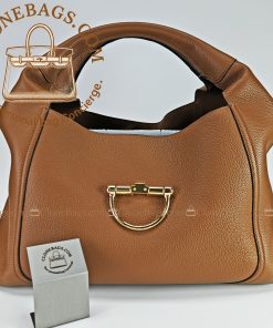 Replica Designer Bags – Gucci Softbit bag brown leather Style ：‎‎‎837466