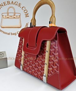 Alternative view of Goyard replica designer bag 1:1 Saïgon PM  28*20*12cm Red