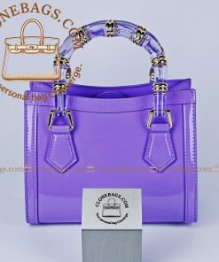 Alternative view of Gucci Replica Designer Bags 1:1 Diana small tote bag lilac leather 20*16*10 cm Style ：‎‎832936