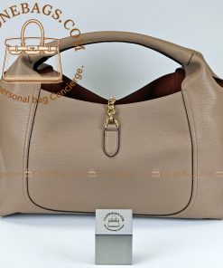 Alternative view of Gucci Replica Designer Bags 1:1 Softbit maxi shoulder bag taupe leather 46*26*16 cm Style ：‎‎‎837466