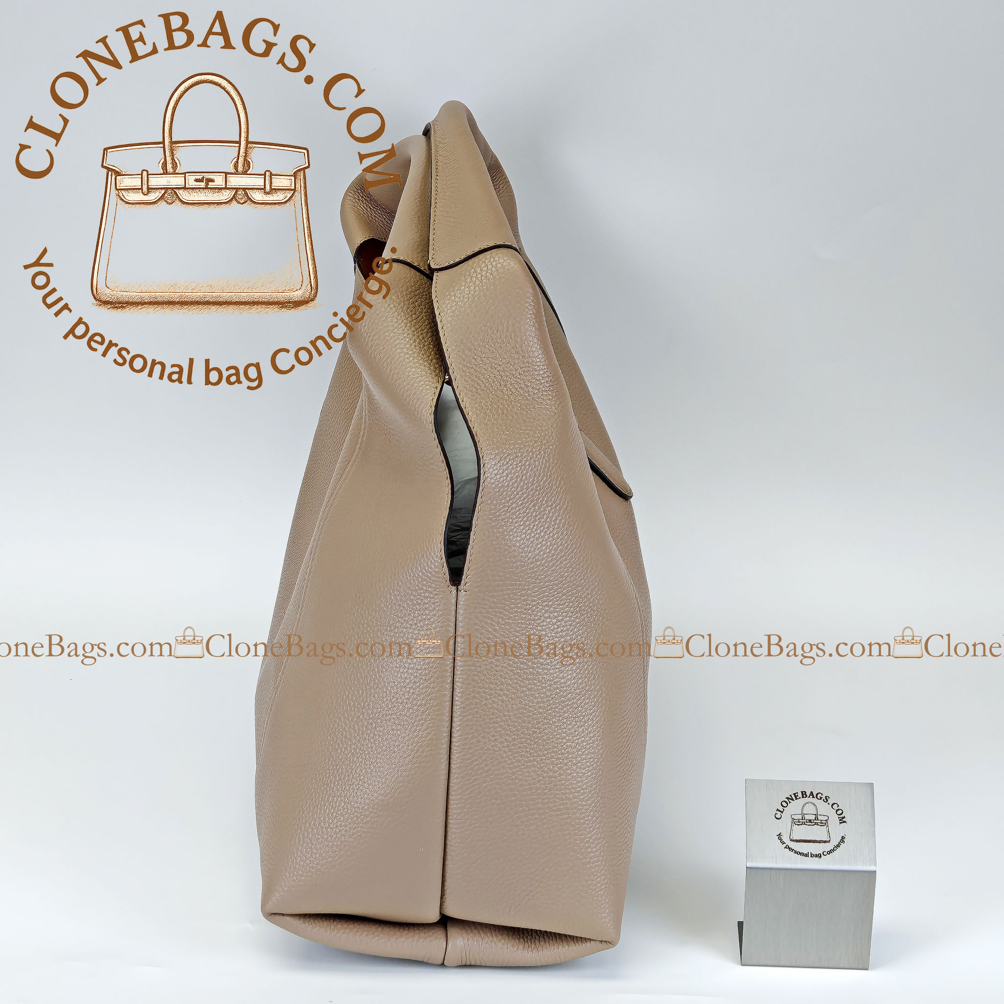 Gucci Replica Designer Bags 1:1 Softbit maxi shoulder bag taupe leather 46*26*16 cm Style :837466 - Image 8
