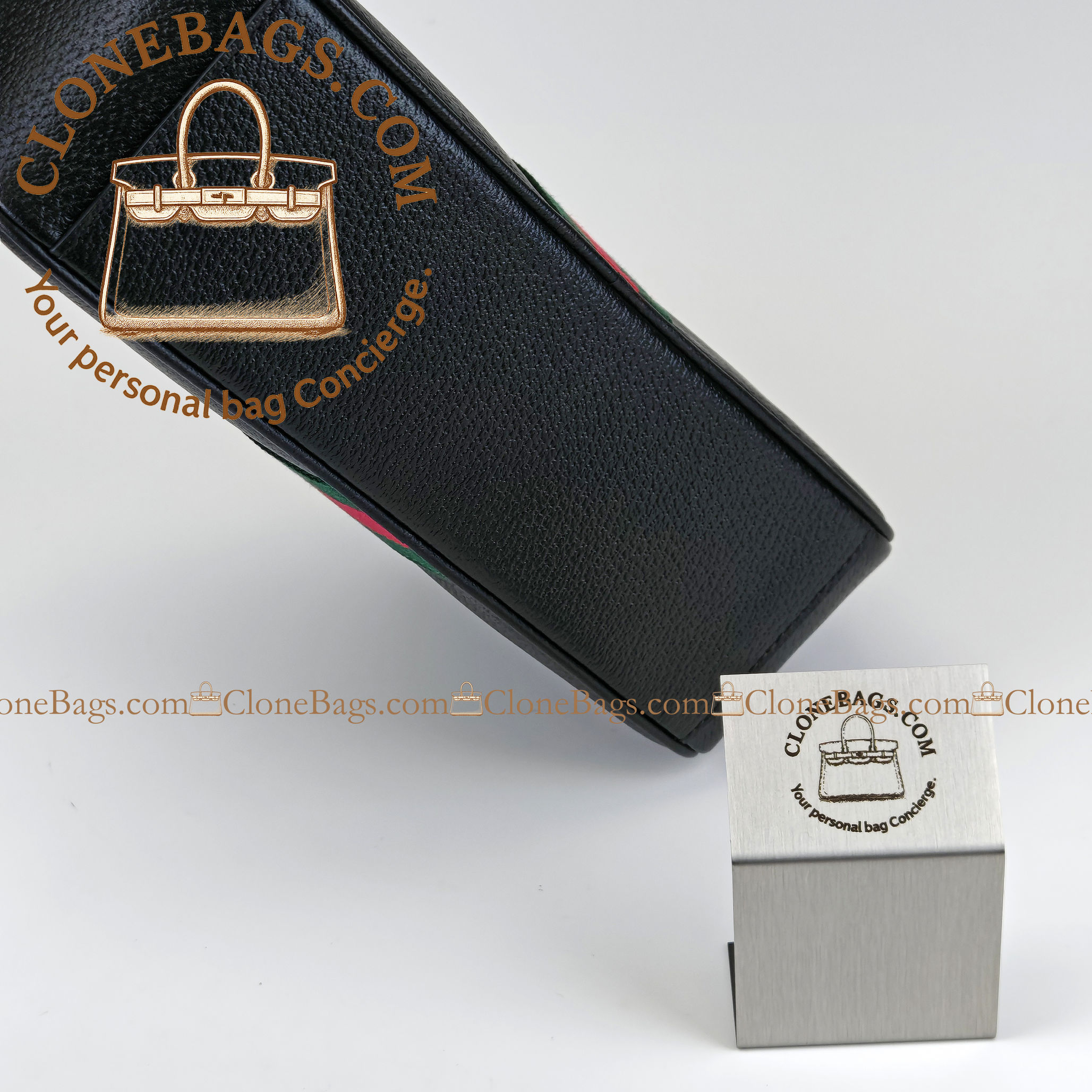Gucci Replica Designer Bags 1:1 Ophidia medium crossbody bag black soft leather 28.5*18*7.5 cm Style :837467 - Image 9