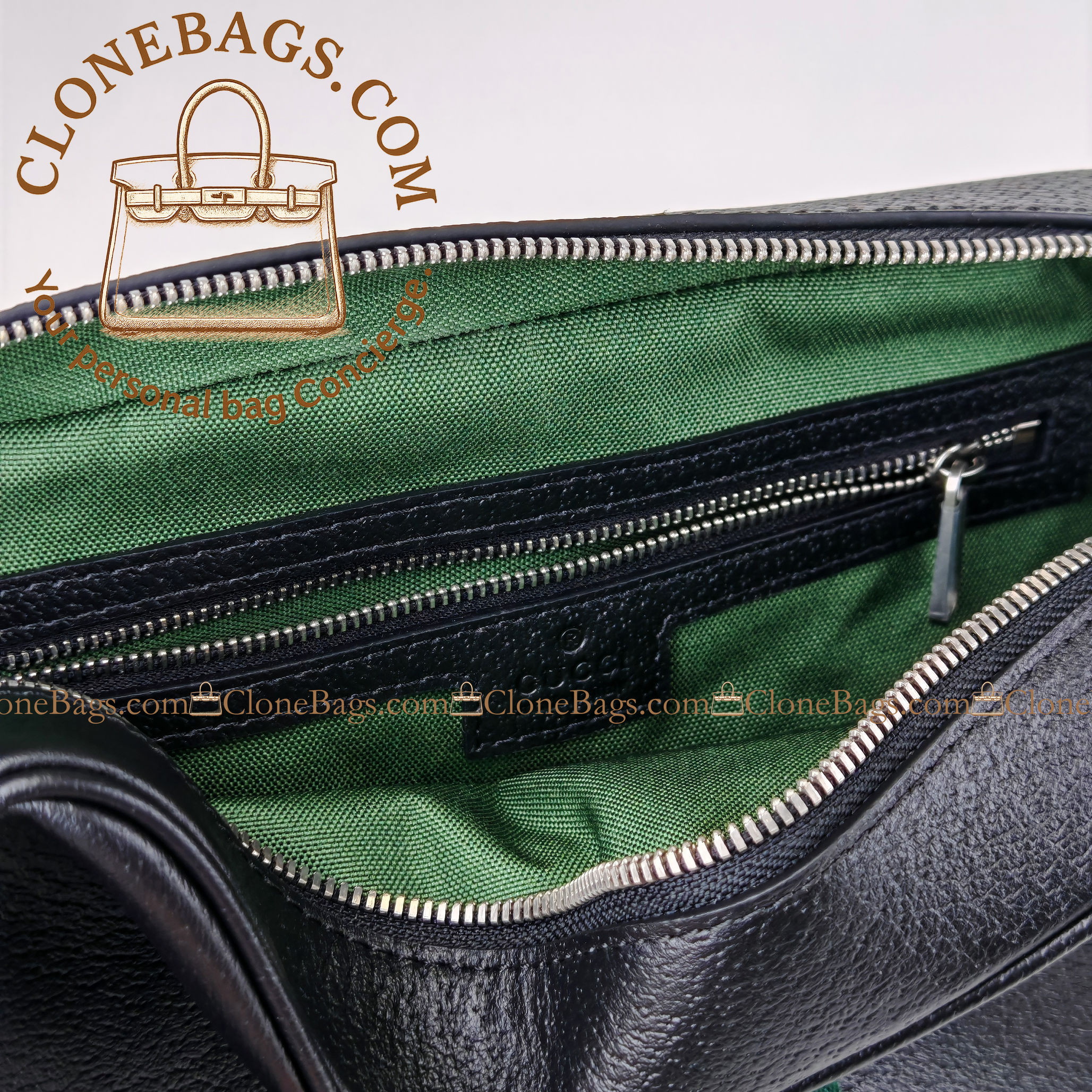 Gucci Replica Designer Bags 1:1 Ophidia medium crossbody bag black soft leather 28.5*18*7.5 cm Style :837467 - Image 5