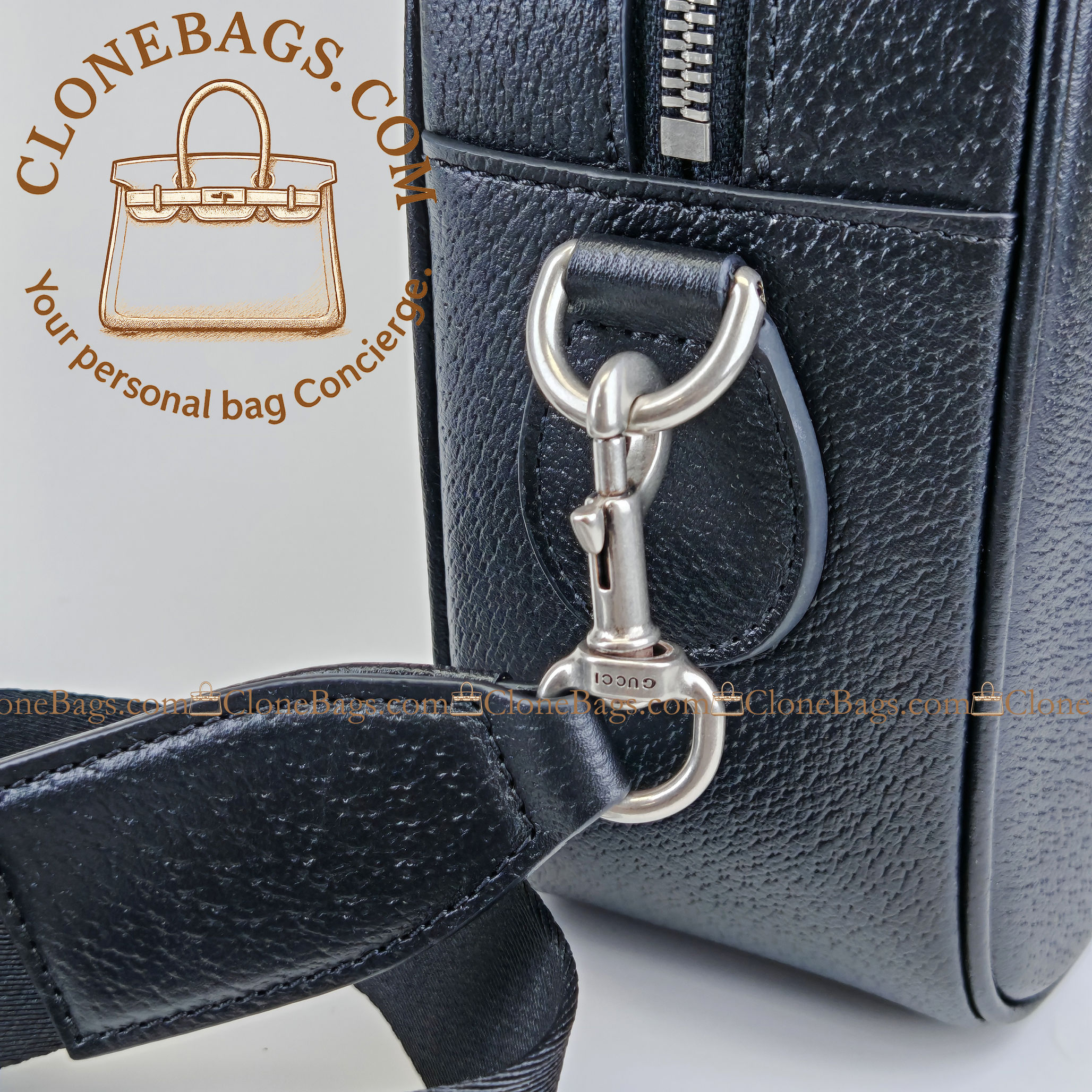 Gucci Replica Designer Bags 1:1 Ophidia medium crossbody bag black soft leather 28.5*18*7.5 cm Style :837467 - Image 6