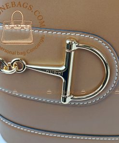 Alternative view of Gucci Replica Designer Bags 1:1 73 small bucket bag brown leather 18.5*20*8.5 cm Style ：‎833665