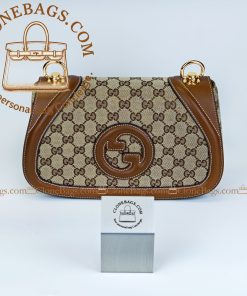 Replica Designer Bags – Gucci Blondie beige & dark brown  Style ：‎833665