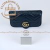 Replica Designer Bags – Gucci GG Marmont black leather  Style ：751526