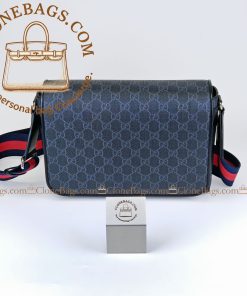 Replica Designer Bags 1:1 Gucci GG Black medium crossbody bag 792124