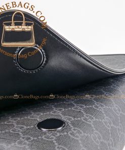 Alternative view of Gucci Replica Designer Bags 1:1 GG Black medium crossbody bag 20 *27* 9 cm Style: ‎792124