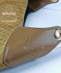 Alternative view of Gucci Replica Designer Bags 1:1 B medium shoulder bag brown GG suede 42*36*2 cm Style ：‎772308