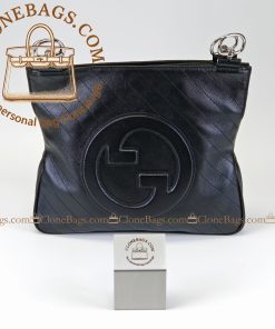 Replica Designer Bags – Gucci Blondie Tote Bag Black Leather