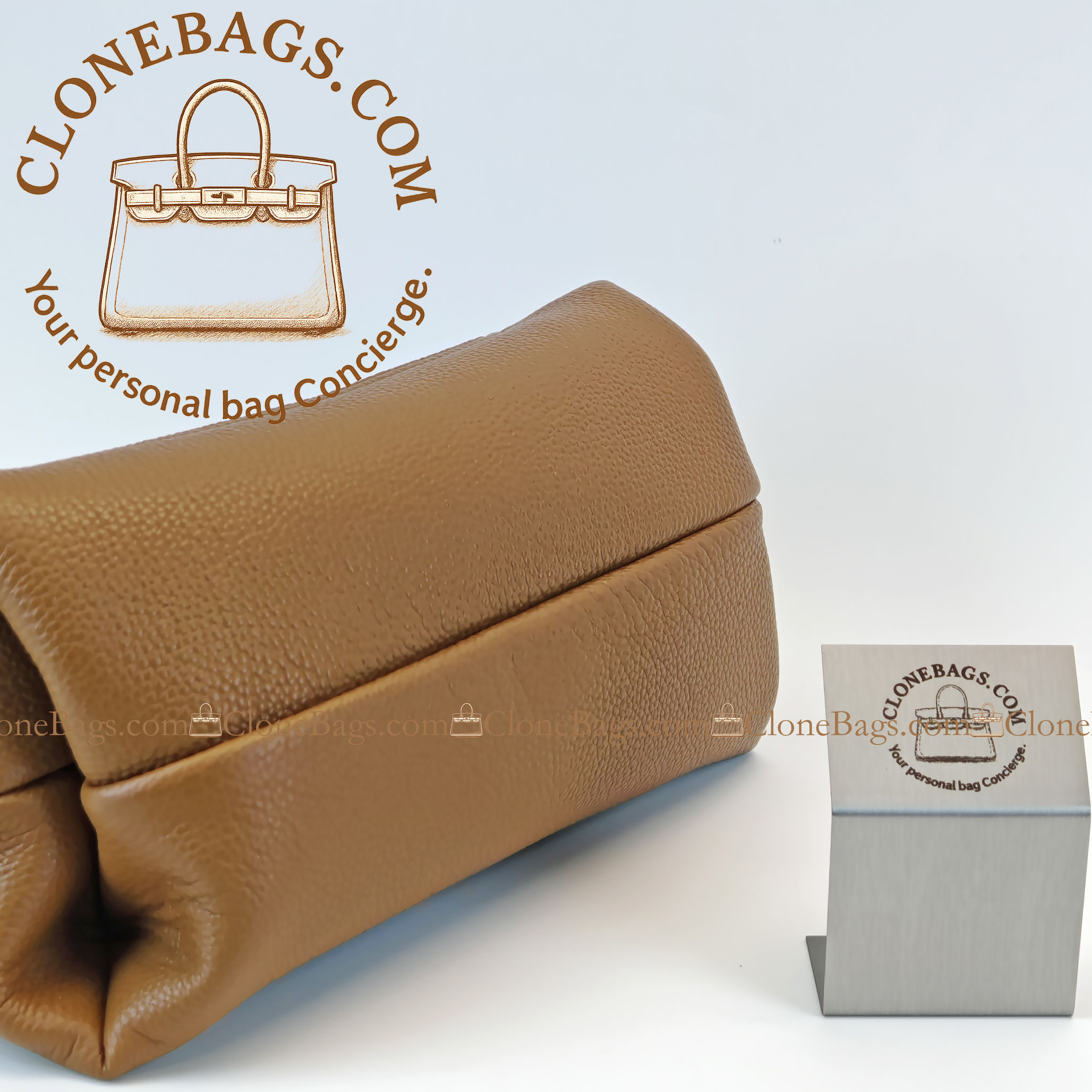 Gucci Replica Designer Bags 1:1 Softbit medium top handle bag brown leather 27.5*21*16 cm Style :837467 - Image 8