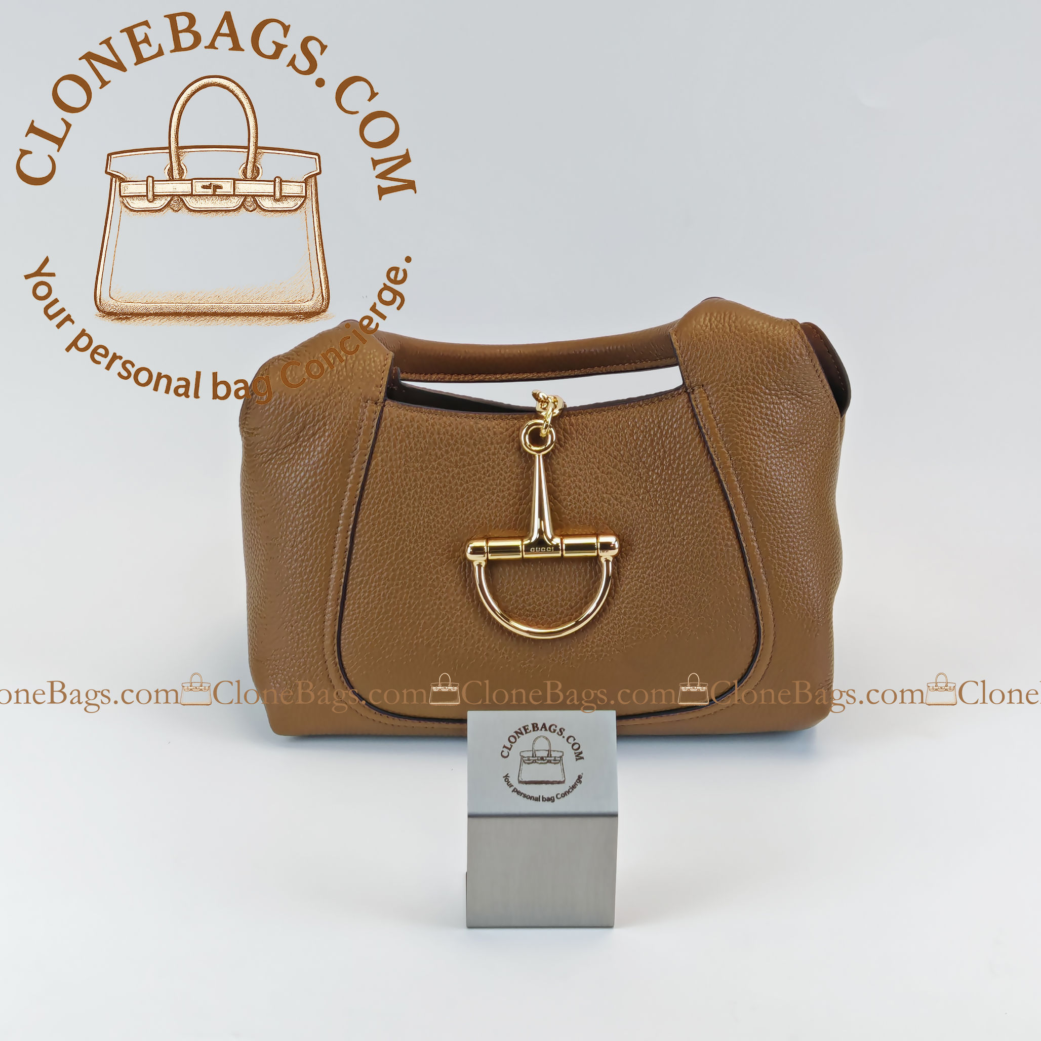 Replica Designer Bags – Gucci Softbit brown leather Style :837467