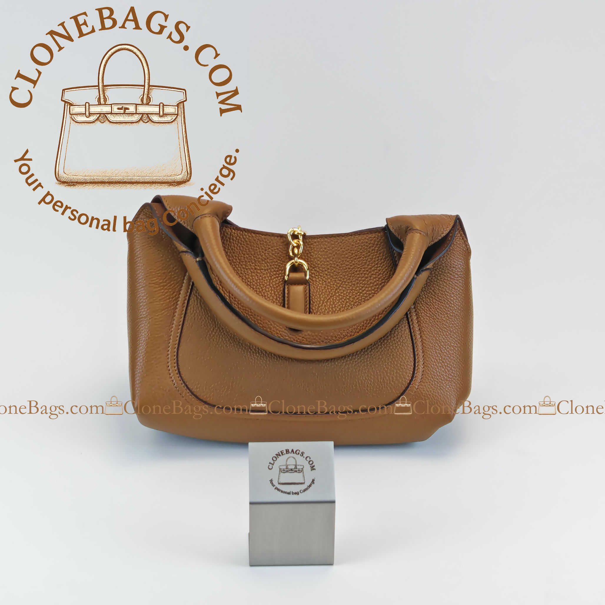 Gucci Replica Designer Bags 1:1 Softbit medium top handle bag brown leather 27.5*21*16 cm Style :837467 - Image 3