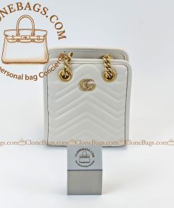 Replica Designer Bags – Gucci Marmon DTDHT White Style :696123
