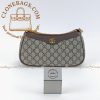 Replica Designer Bags 1:1 Gucci Ophidia bag beige & dark brown 735145 