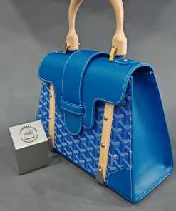 Alternative view of Goyard replica designer bag 1:1 Saïgon PM 28*20*12cm Blue