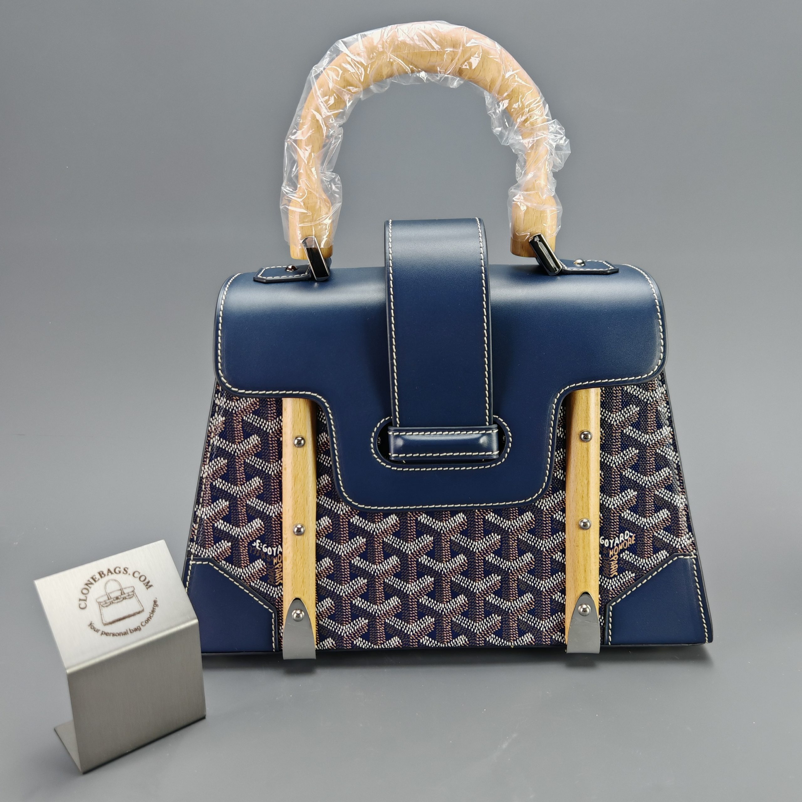 Replica Designer Bags 1:1 Goyard Saïgon PM Navy Blue