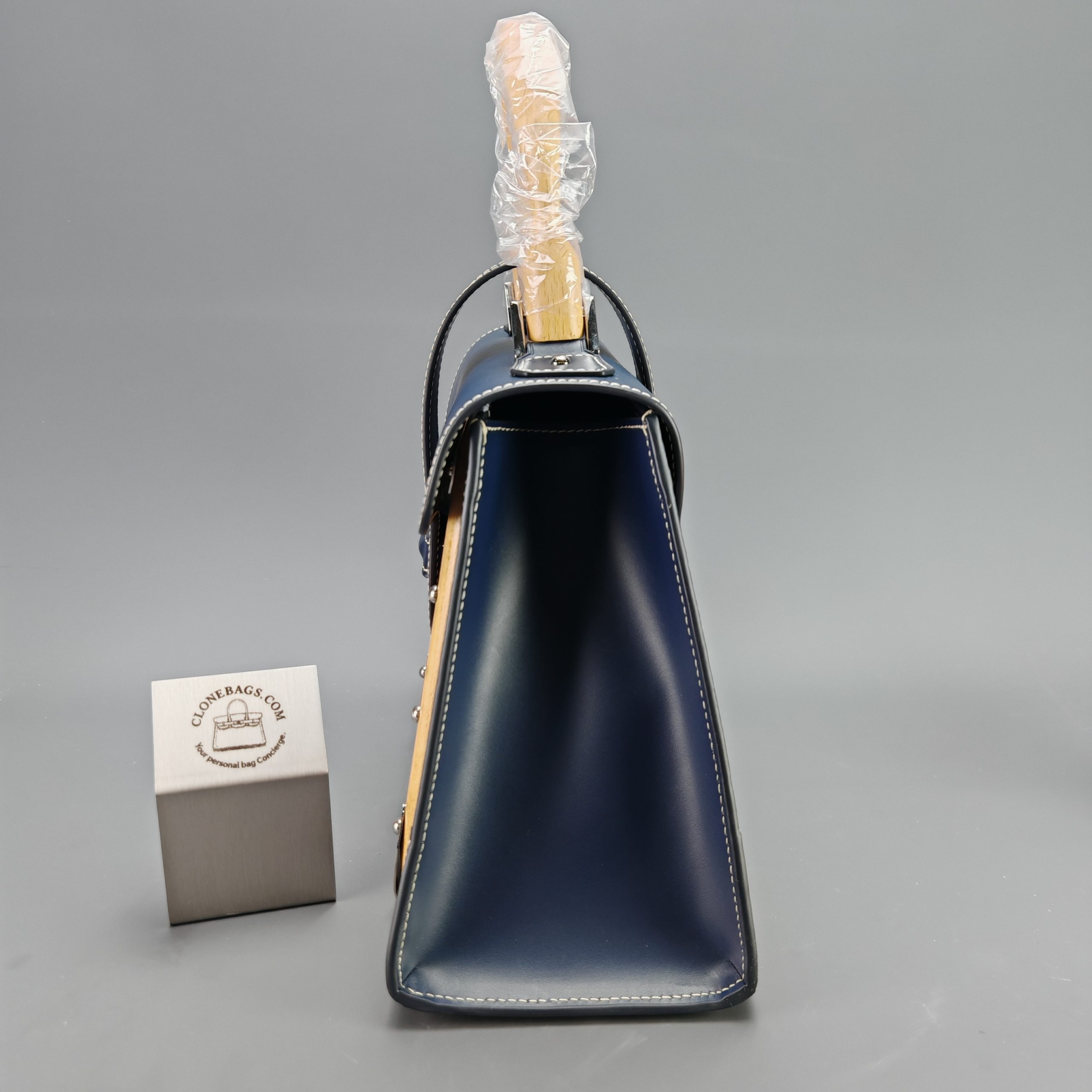 Goyard Replica Designer Bags 1:1 Saïgon PM 28*20*12cm Navy Blue - Image 7