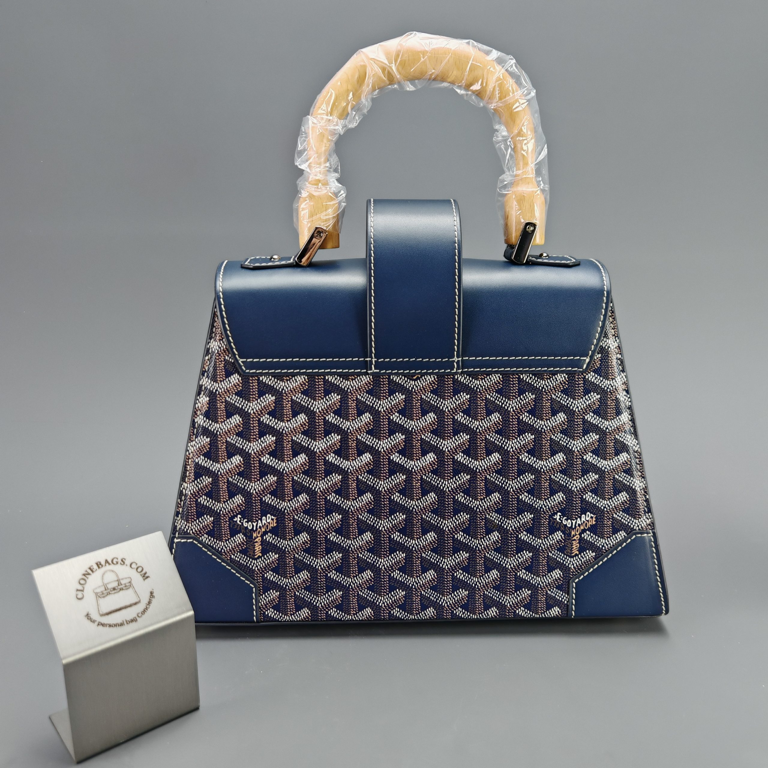 Goyard Replica Designer Bags 1:1 Saïgon PM 28*20*12cm Navy Blue - Image 8