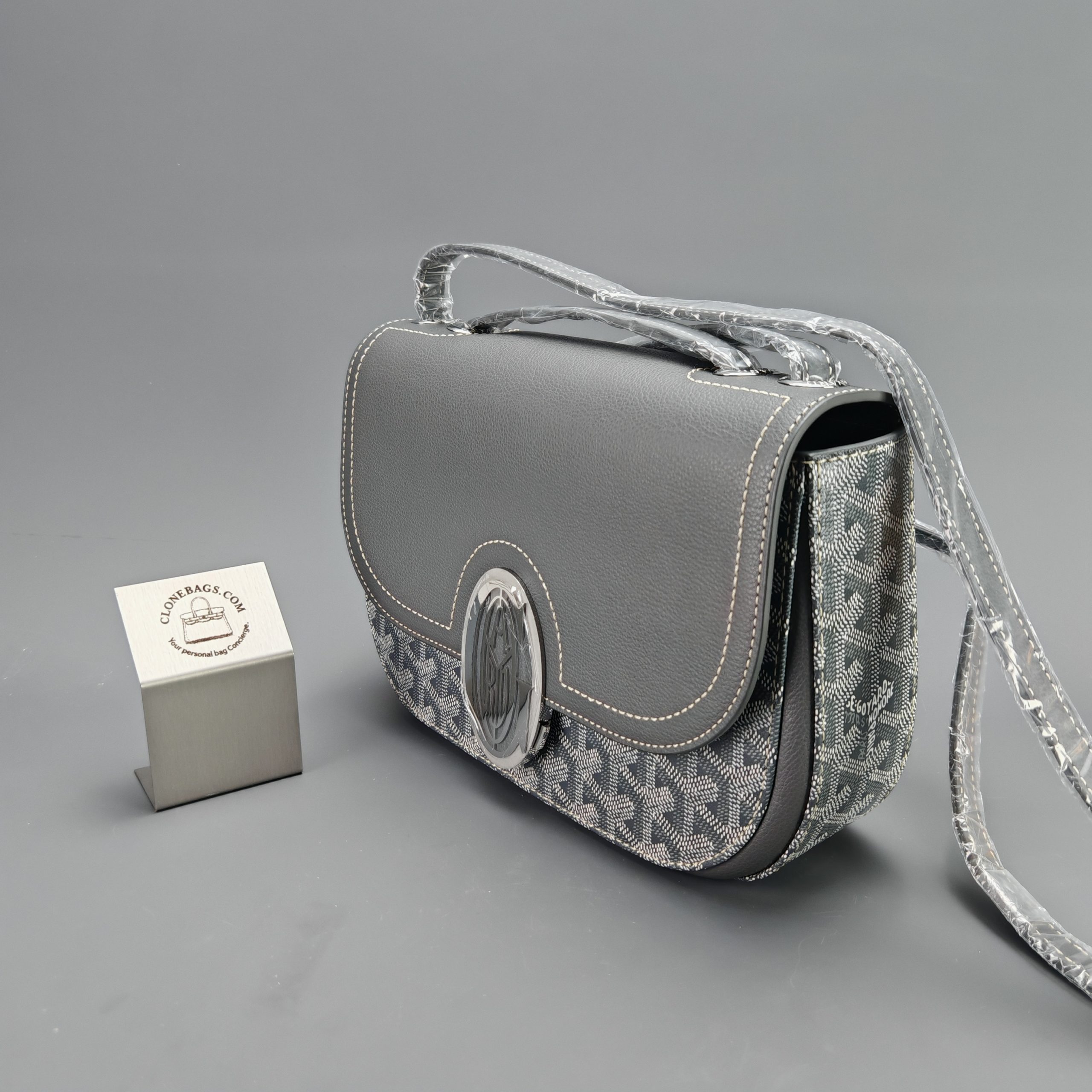 Goyard replica designer bag 1:1 233 bag 25*17*8cm Grey - Image 2