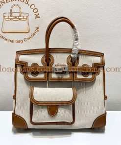 Replica Designer Bags - Hermès Birkin 25 Cargo Ecru-Beige