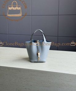 Replica Designer Bags – Hermès Picotin Lock 18 Bleu Pale