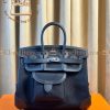 Replica Designer Bags – Hermès Birkin 25 Black Swift & Black Toile