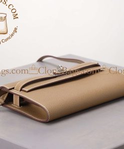Alternative view of Hermès Replica Designer Bags 1:1 Herbag Kelly To Go Wallet Etoupe Epsom